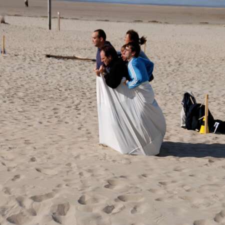 Teambuilding Ster-opdracht strand in Op uw locatie