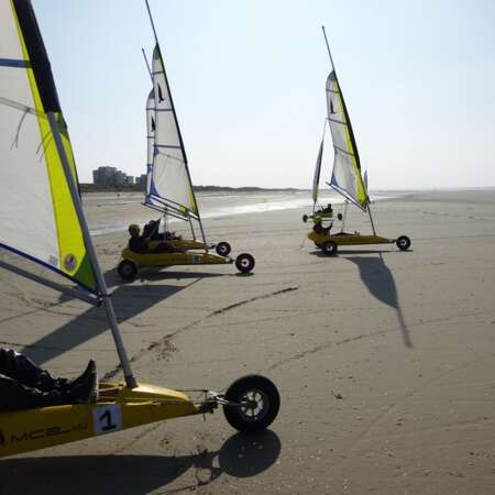 Teambuilding Sand yachting in De Panne