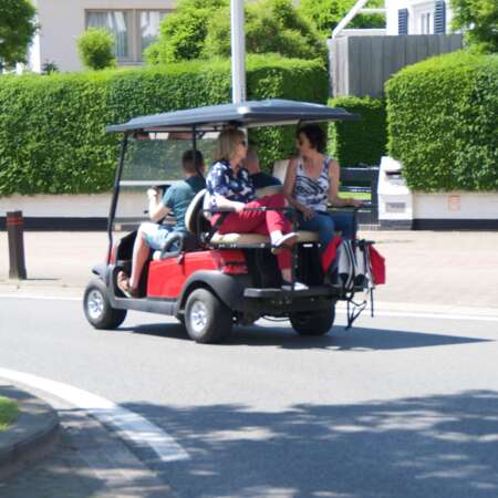 Teambuilding Rallye Golfkar à Op uw locatie